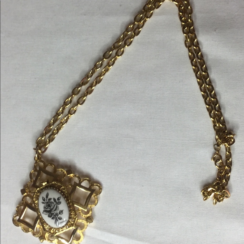 Vintage cameo necklace